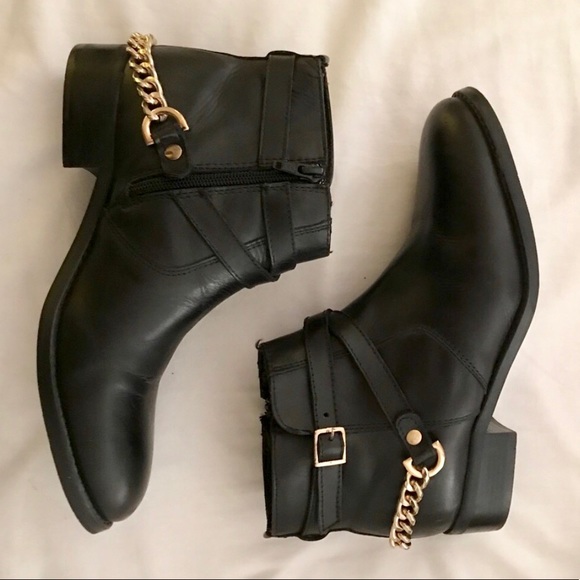 Steve Madden Ringoo Leather Booties 🖤 - Picture 1 of 6